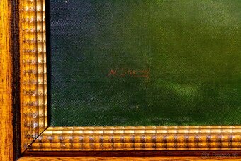 Kvetena. , N.Sherif, olej na plátne, 720 × 630 mm - 6