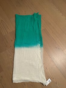Šatka bielo/zelená - 6
