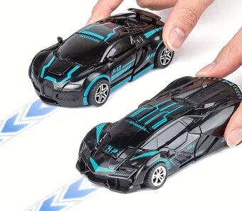 Transformer auto/robot čierny - 6