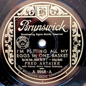 FRED ASTAIRE šelakové gramodesky Brunswick, rok 1935 a 1936 - 6