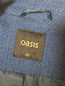 Oasis - tyrkysovo-modrý kabát - 6