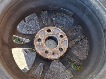 Predám kolesá 5x100 r14 Pneu 175/70 r14 staršie no ešte da - 6