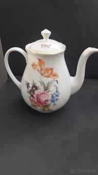 čajník objem 1,3l výška 22cm, made in Czechoslovakia - 6