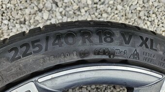 Škoda Octavia RS 225/40 R18 hliníkové disky + zimné pneu - 6