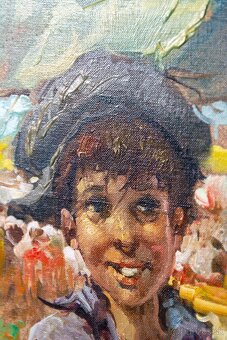 Trh , N.S.Esposito, olej na plátne, 800 × 600 mm - 6