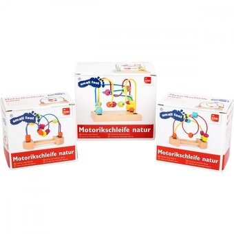 Vedomostne eko hračky Súprava 3 motorických korálkových dráh - 6