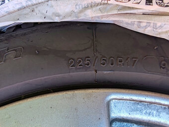 predam alu disky org Mercedes 225/50 R17 7mm obute zim - 6