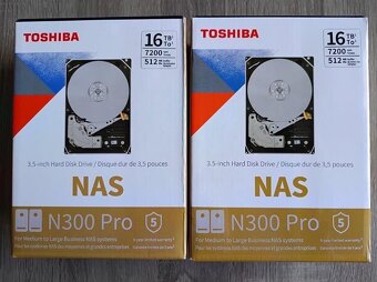 Toshiba N300 Pro a MG06 , MG08 - NAS 8 / 18TB CMR - 6
