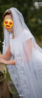 Svadobné šaty veľkosť 36 - 6