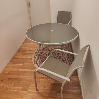 balkonove, terasove, posedenie.+stol +4 stolicky+4 vankuse - 6