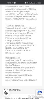 Predám Makita aku vŕtacie kladivo - 6