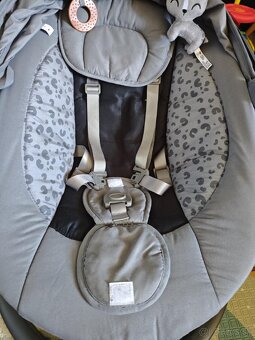 Kinderkraft lehátko 2v1 dark grey - 6