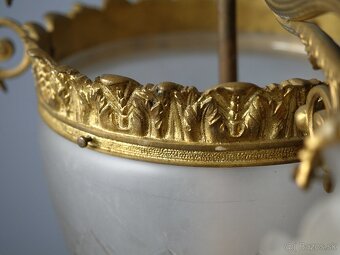 Starožitný secesný luster - 6