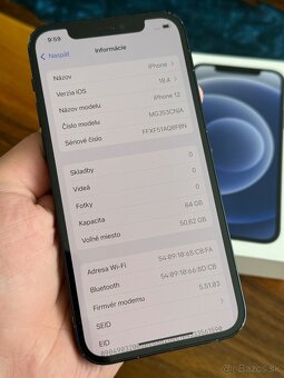 iPhone 12 64gb Black Originalny stav - 6