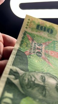 Bankovky ČSSR 100 Kčs 1989 vysoká séria aUnc - 6