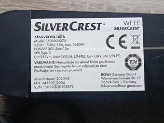 Prepäťová ochrana PHILIPS a SILVERCREST - 8 zásuviek - 6