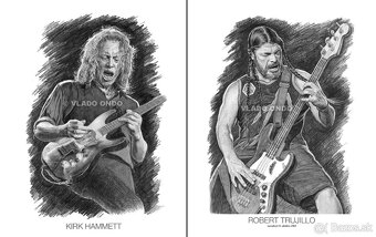 Posterbook - Metallica - unikátne kreslené portréty - 6