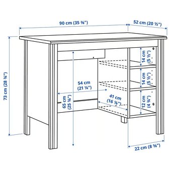 Detsky pisaci stol IKEA BRUSALI - 6