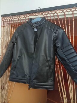 Krásna detská kož.bunda- pre chlapca - 6