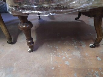 Starožitné kreslá 4kusy-330,-eur - 6