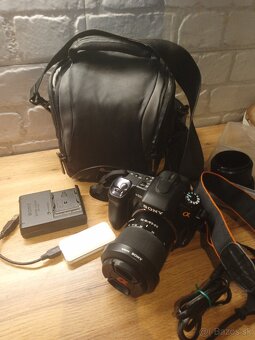 Predám zrkadlovku Sony a300 - 6