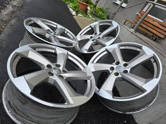 kolesá Audi A8 5x112 r20 Turbine,Rotor S-Line Matte Grau - 6