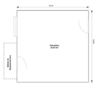 Priestory na prenájom – 35 m2 – Moyzesova ul., Košice - 6