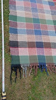 Starý ručne tkaný koberec... - 6