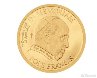 Zlatá minca Pápež Frantíšek - 6
