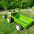 Elektricky traktor s vlečkou C2 rozmery 16cm-54cm ba - 6