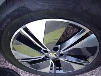Škoda Enyaq 19"235/55 R19 originálne elektróny, letná sada - 6