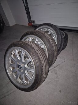 Hliníkové disky RH, 4x100, BMW E30, pneumatiky - 6