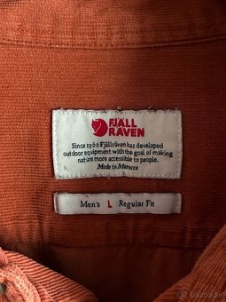 Menčestrová outdoorová košeľa Fjallraven Ovik Cord Shirt M - 6