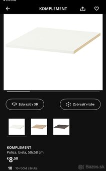 Predám skriňu PAX s dvierkami - IKEA - 6