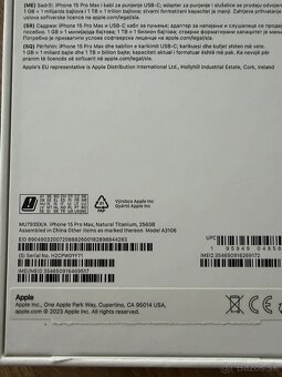 iPhone 15 Pro MAX, 256gb - 6