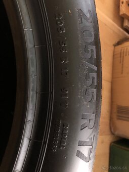 Predám letné pneumatiky Continental EcoContact 6 205/55 R17 - 6
