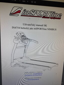 Predám motorový bežiaci pás inSPORTline - 6