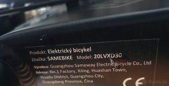 Skladací elektrobicykel SAMEBIKE - 6