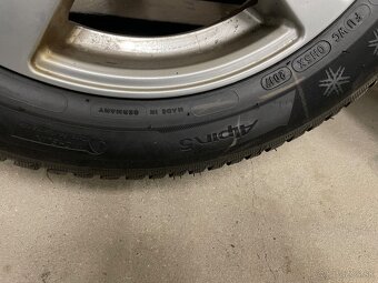 Alu disky 5x112 Škoda ,VW R16 s zimné pneu Michelin - 6
