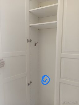 Pax skriňa ikea 4m dvierka sú tyssedal - 6