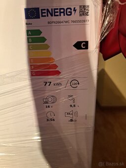 Umývačka riadu Beko BDFN26530W biela - 6