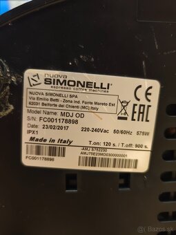 Mlynec na kávu nuova SIMONELLI - 6