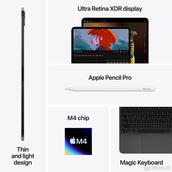 iPad Pro 13" 256 GB Cellular M4 Vesmírne čierny 2024 - 6