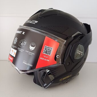 Silniční překlápěcí přilba LS2 Advant X SOLID - 6