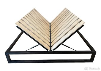 Výklopná posteľ s oceľovým rámom rozmer 2x2m - 6