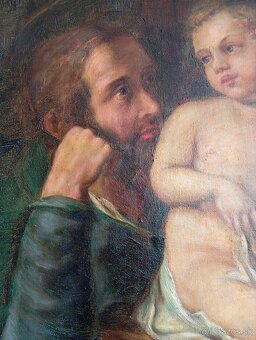 Starožitný obraz - Joseph Bergler 1789, 70x60 cm - 6
