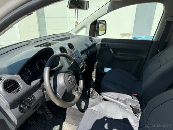 VW Caddy 1.6 TDI 5 Miestna Klimatizácia Ťažné 1.Majiteľ - 6