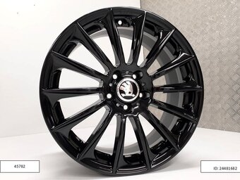 X Škoda Superb, Vw Golf, Passat aludisky 5x112 R18 8J ET45 1 - 6