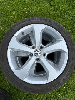Letná sada R17 5x112, CONTINENTAL 225/45 R17 3,6mm - 6