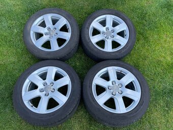 Audi r17 5x112 + letné pneu - 6